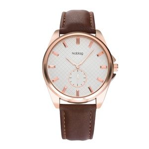 noblag masterpiece watch men brown Strap